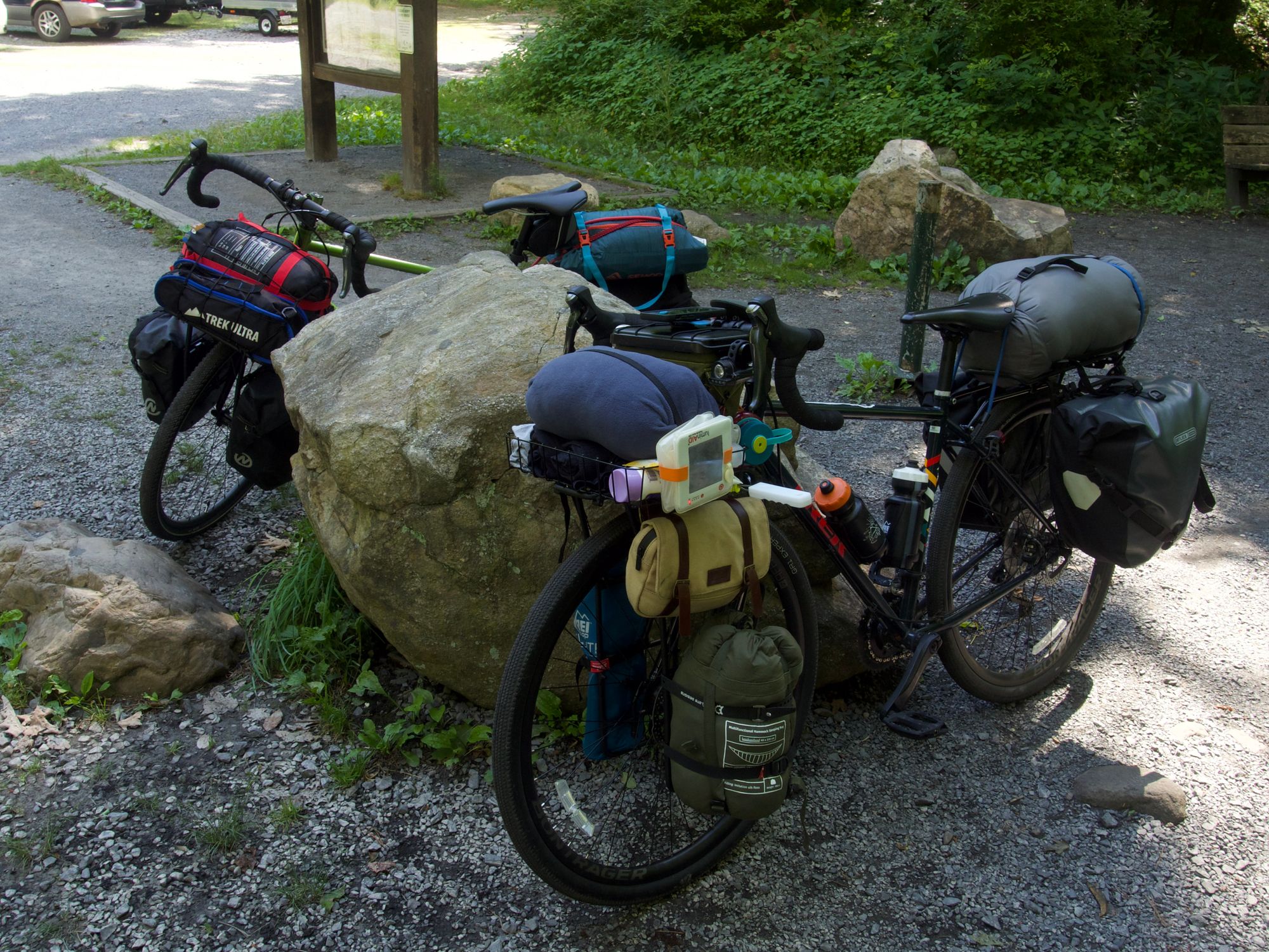 Bike camping the Virginia Creeper Trail